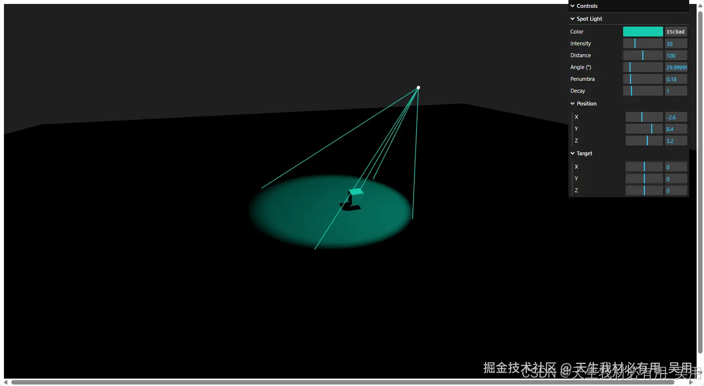 Three.js开发必备：灯光详解