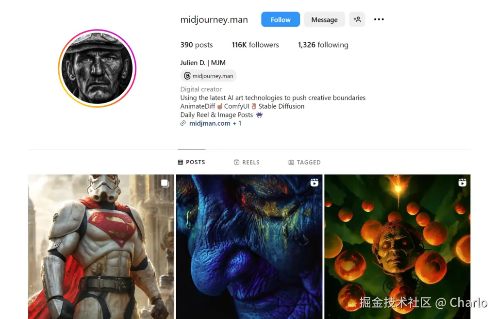 Julien Durand 的 Instagram 帐户