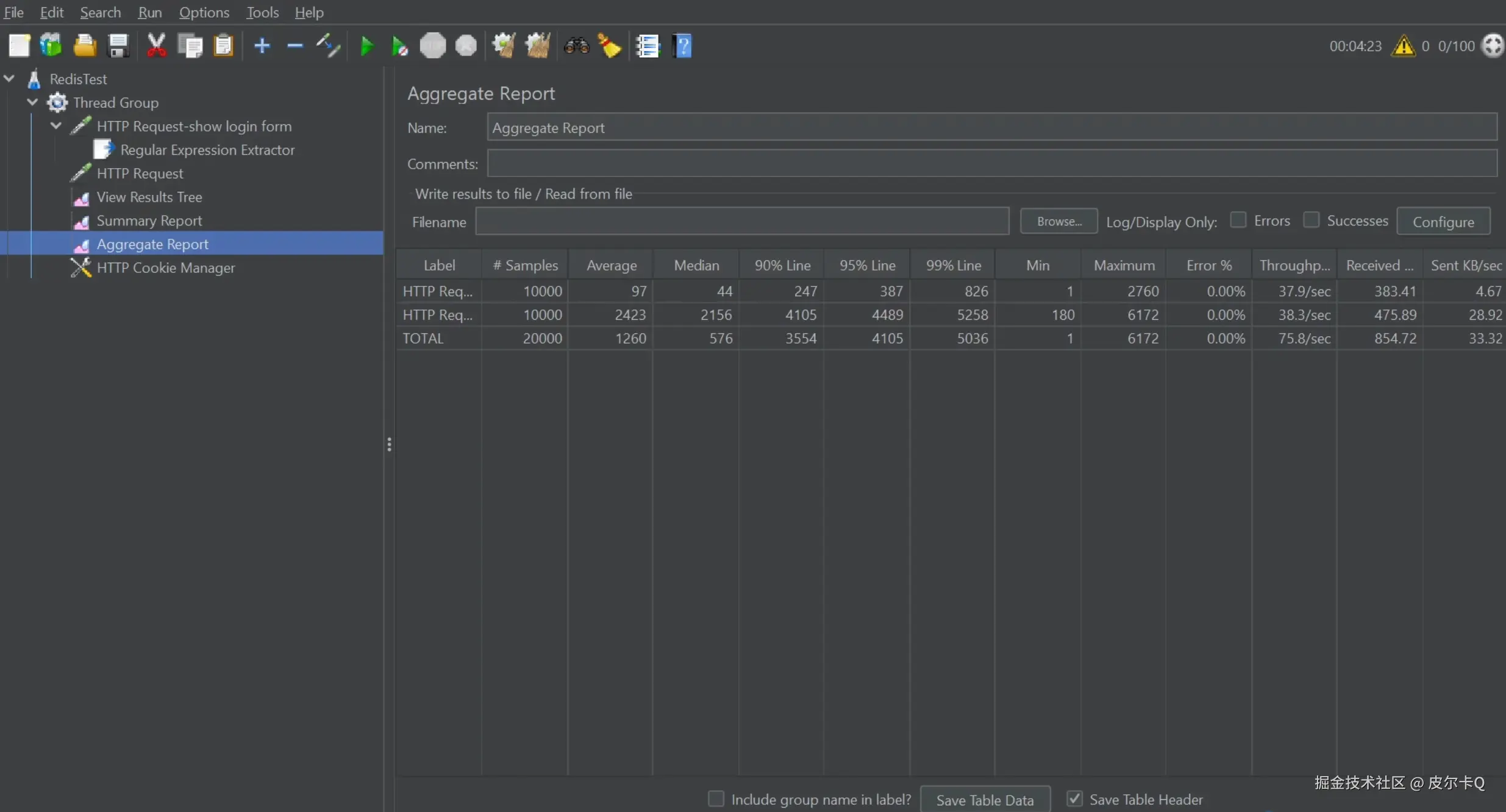 图2-8 测试 Redis 优化后