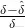 \frac{\delta -\hat{\delta }}{\delta }