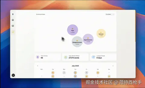 情绪可视化演示