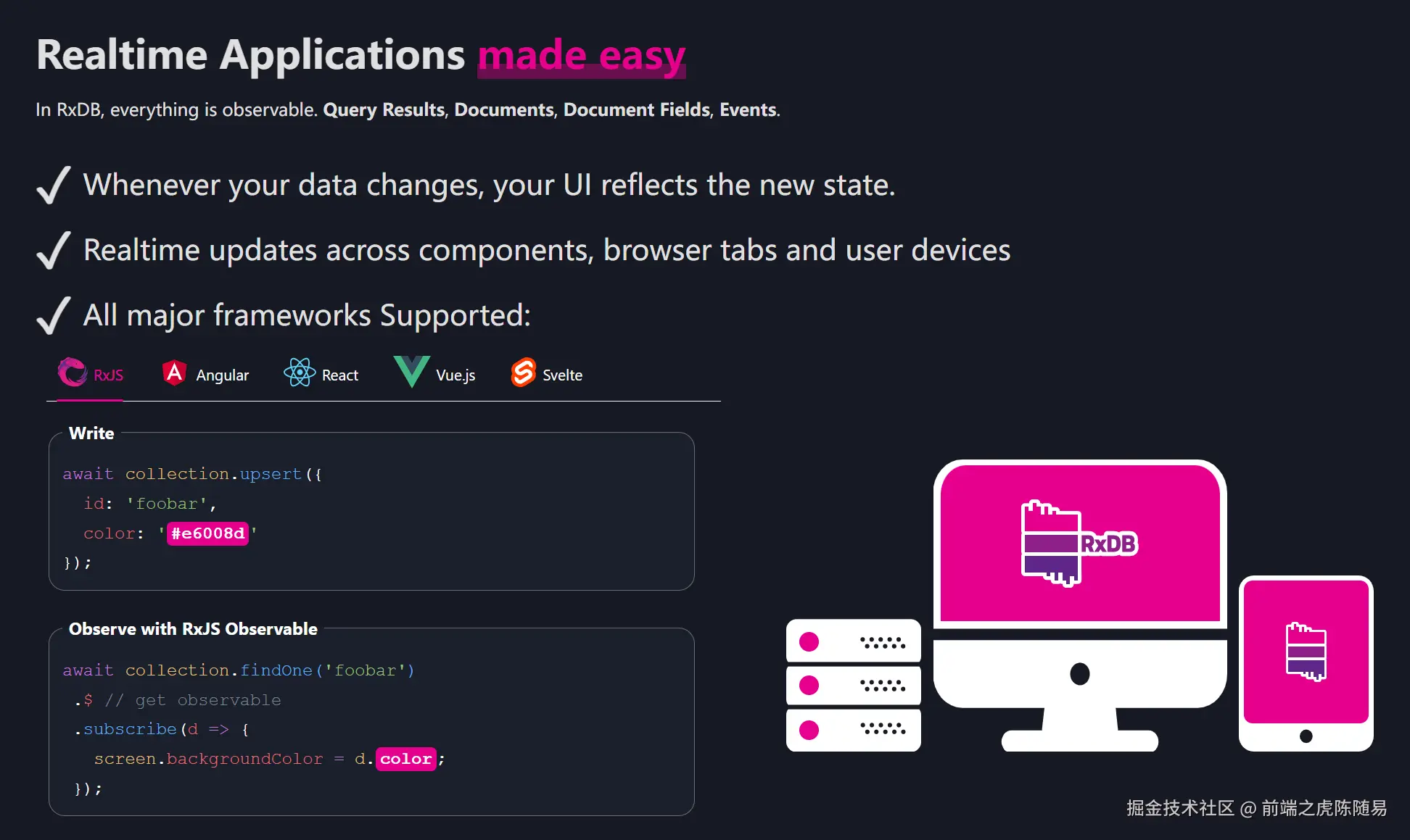 最佳本地优先开发库