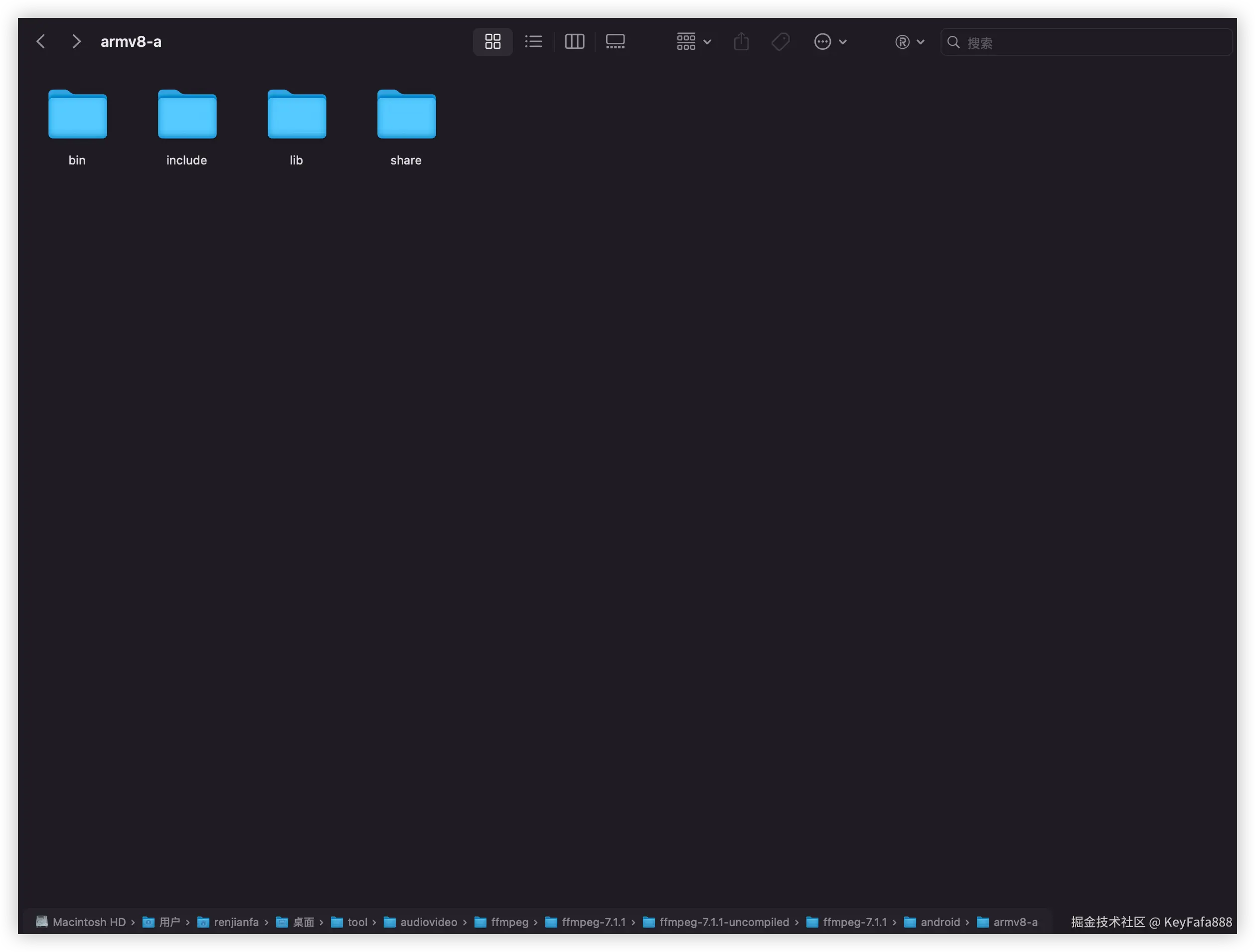 FFmpeg编译成功的输出