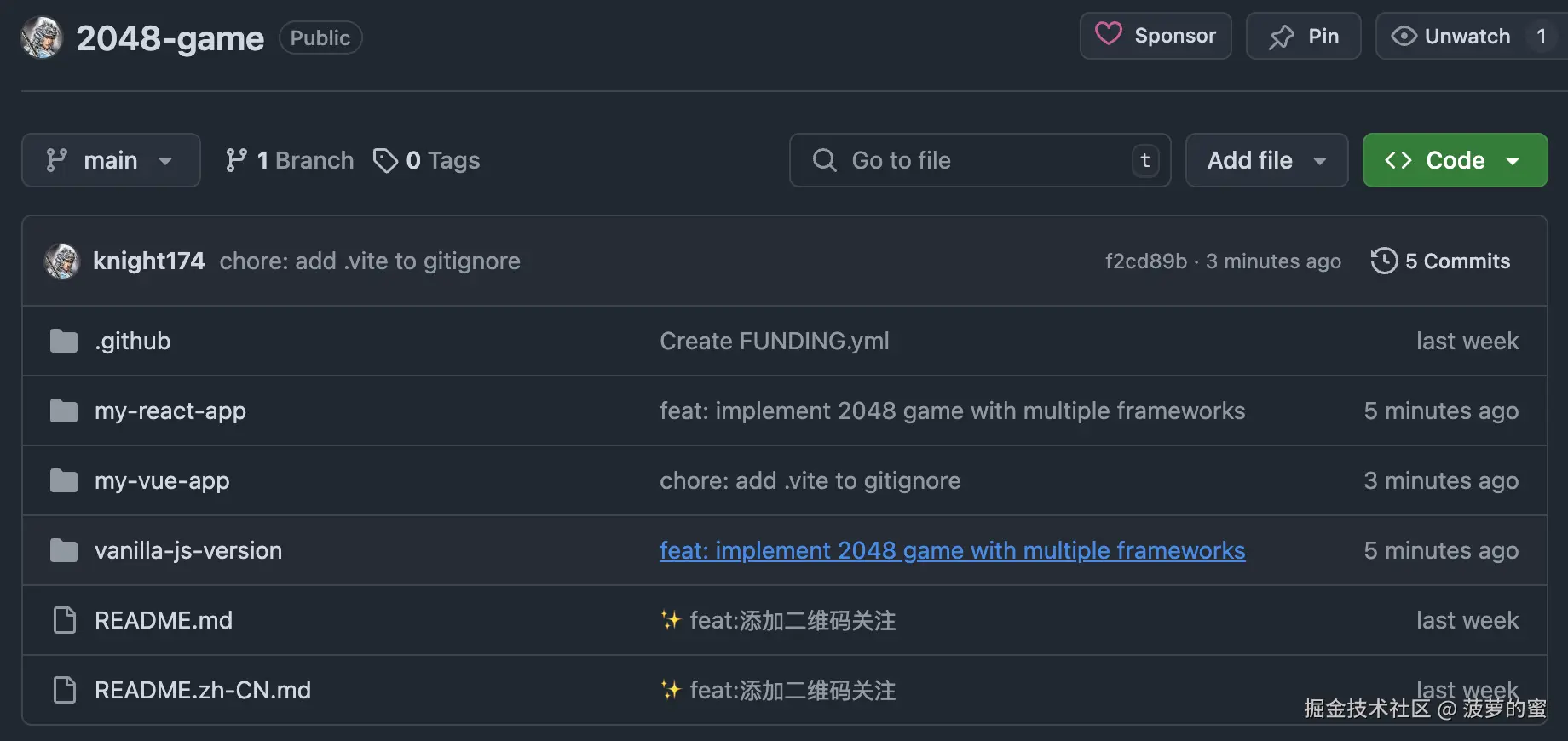 追加了 Vue 和 React 版本.png