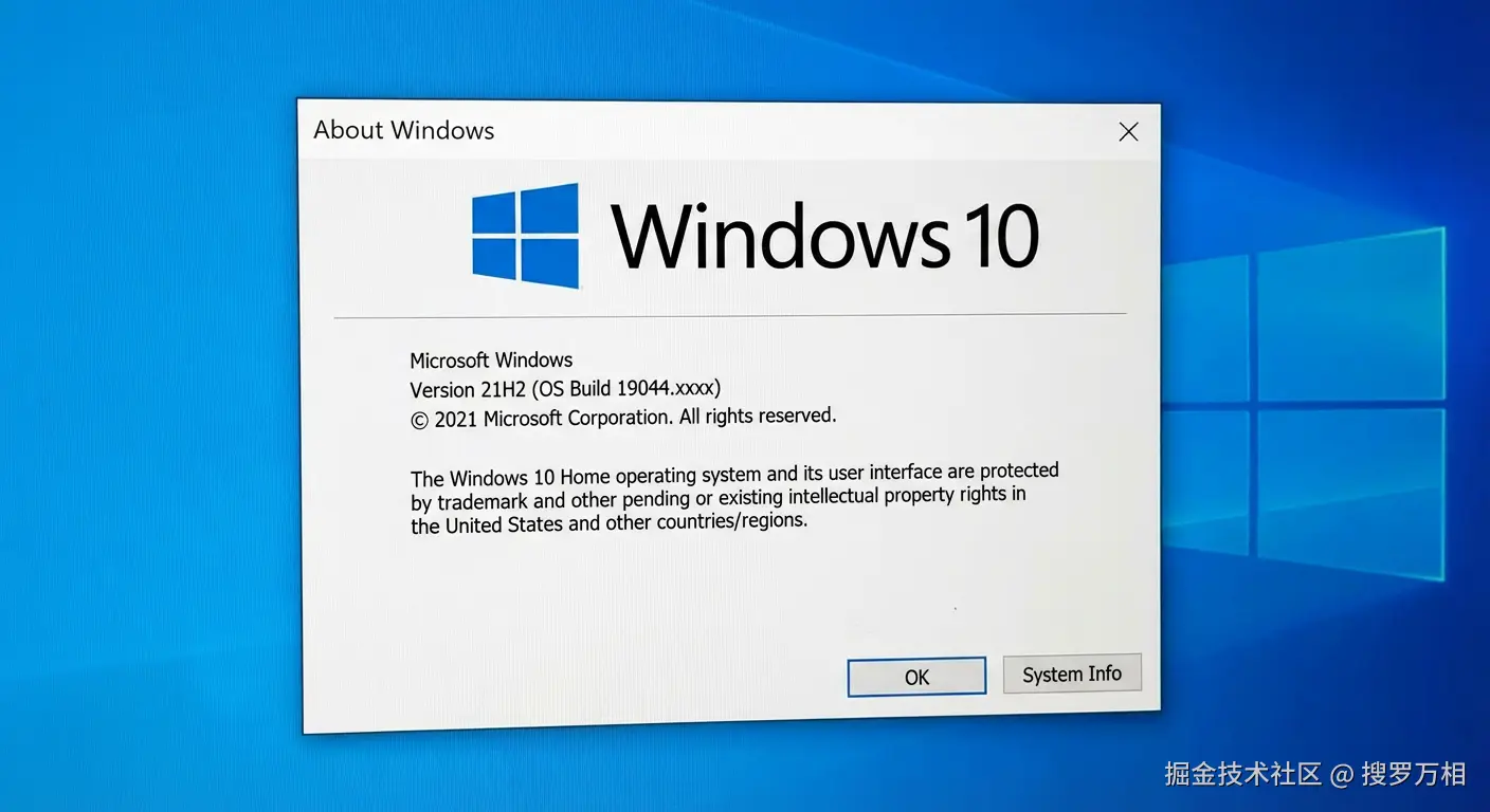 Windows版本信息显示