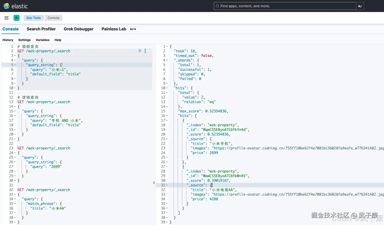 Elasticsearch 查询结果