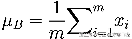 {\mu}_B=\frac{1}{m}{\sum}_{i=1}^m{x}_i
