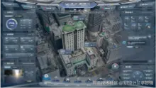 兰亭妙微UI设计作品：港仔机器人数字孪生指挥控制大屏系统全界面展示