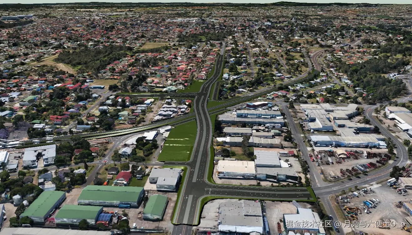 在CesiumJS中使用裁剪多边形嵌入Google真实感3D瓦片中的设计模型