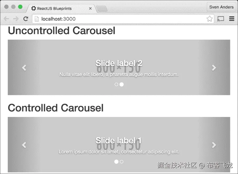 创建流体轮播图