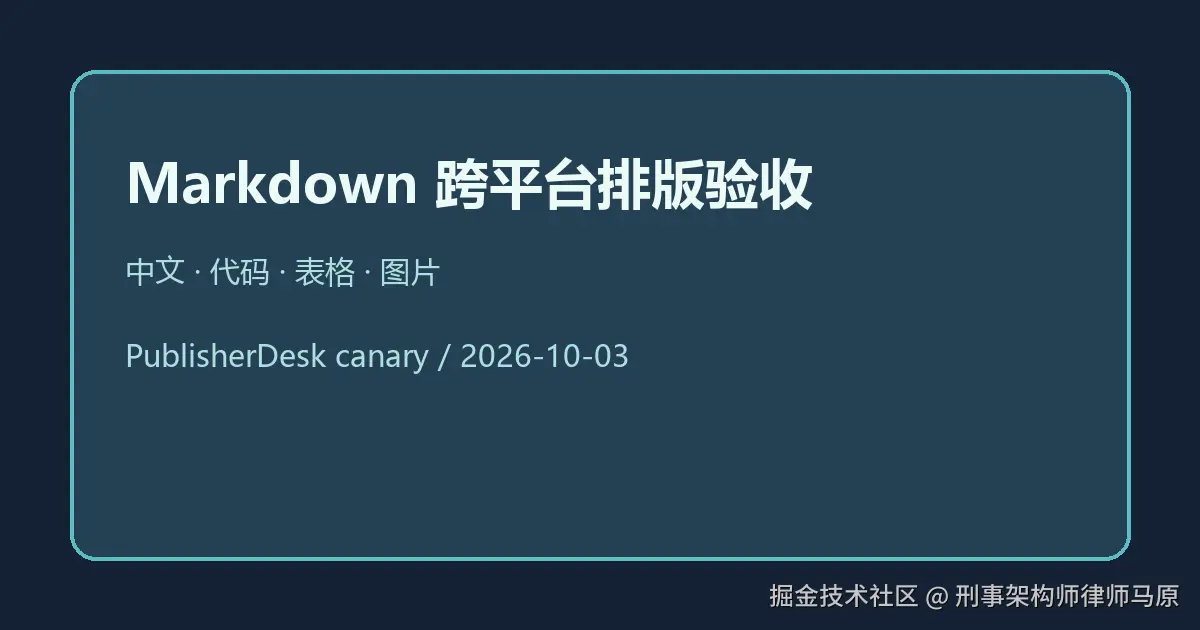 跨平台排版验收示意图