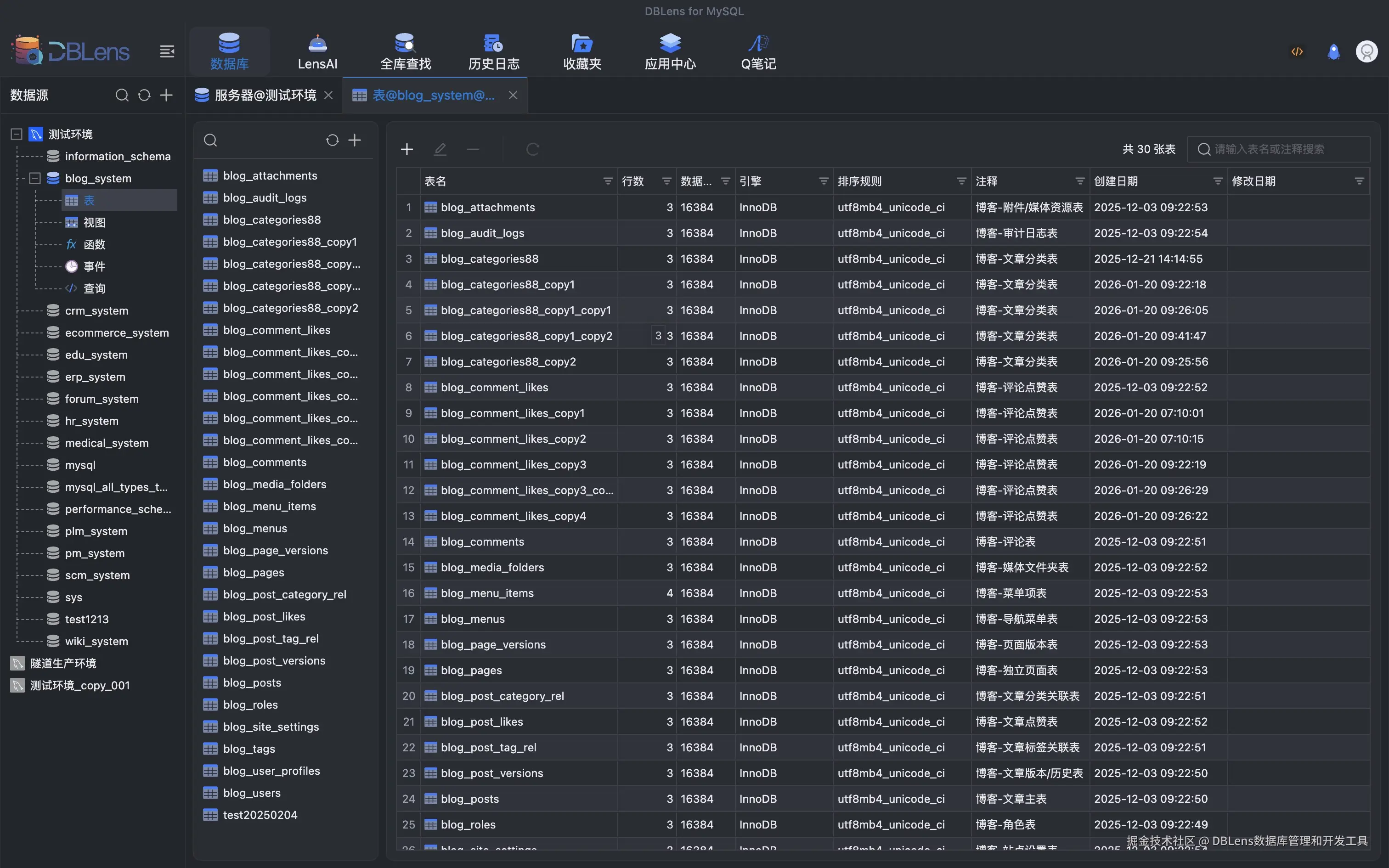 dblens for mysql表列表页面.jpg