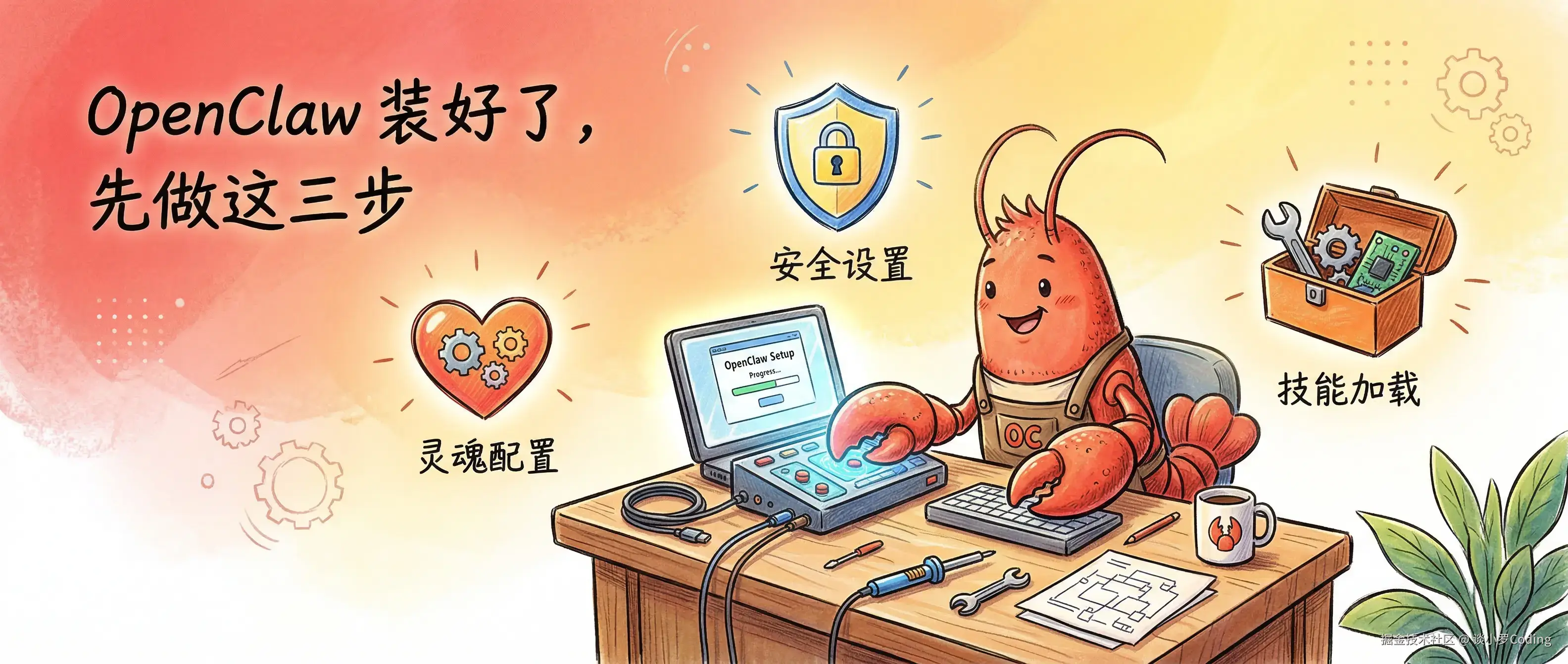 OpenClaw 装好了先做这三步 - 公众号封面.webp