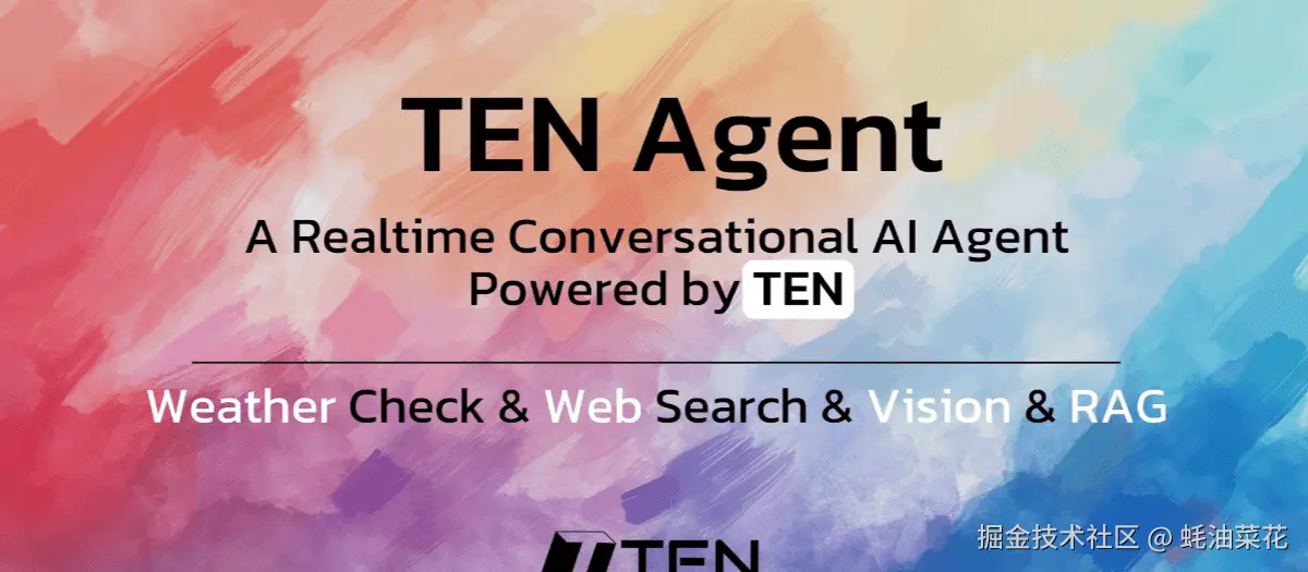 公众号: 蚝油菜花 - TEN-Agent