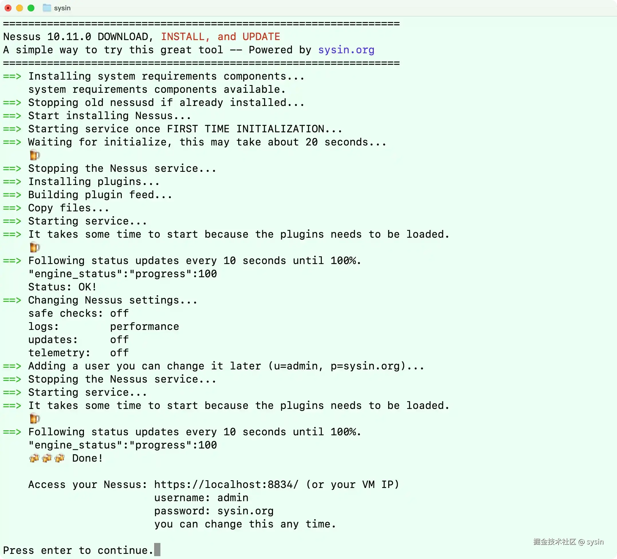 nessus-10-auto-installer