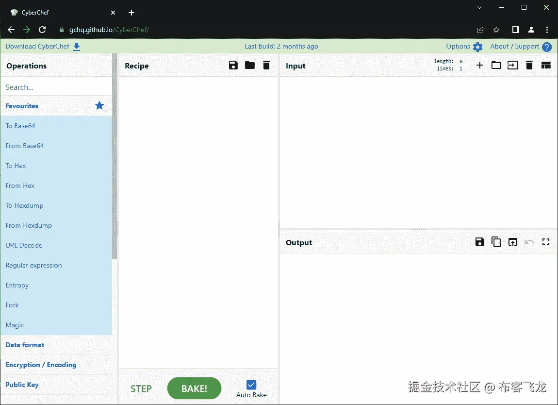 图 15.9 – CyberChef 界面