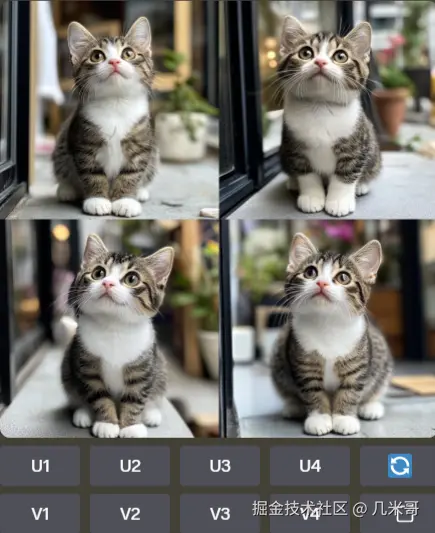 V1的四个相似风格图片