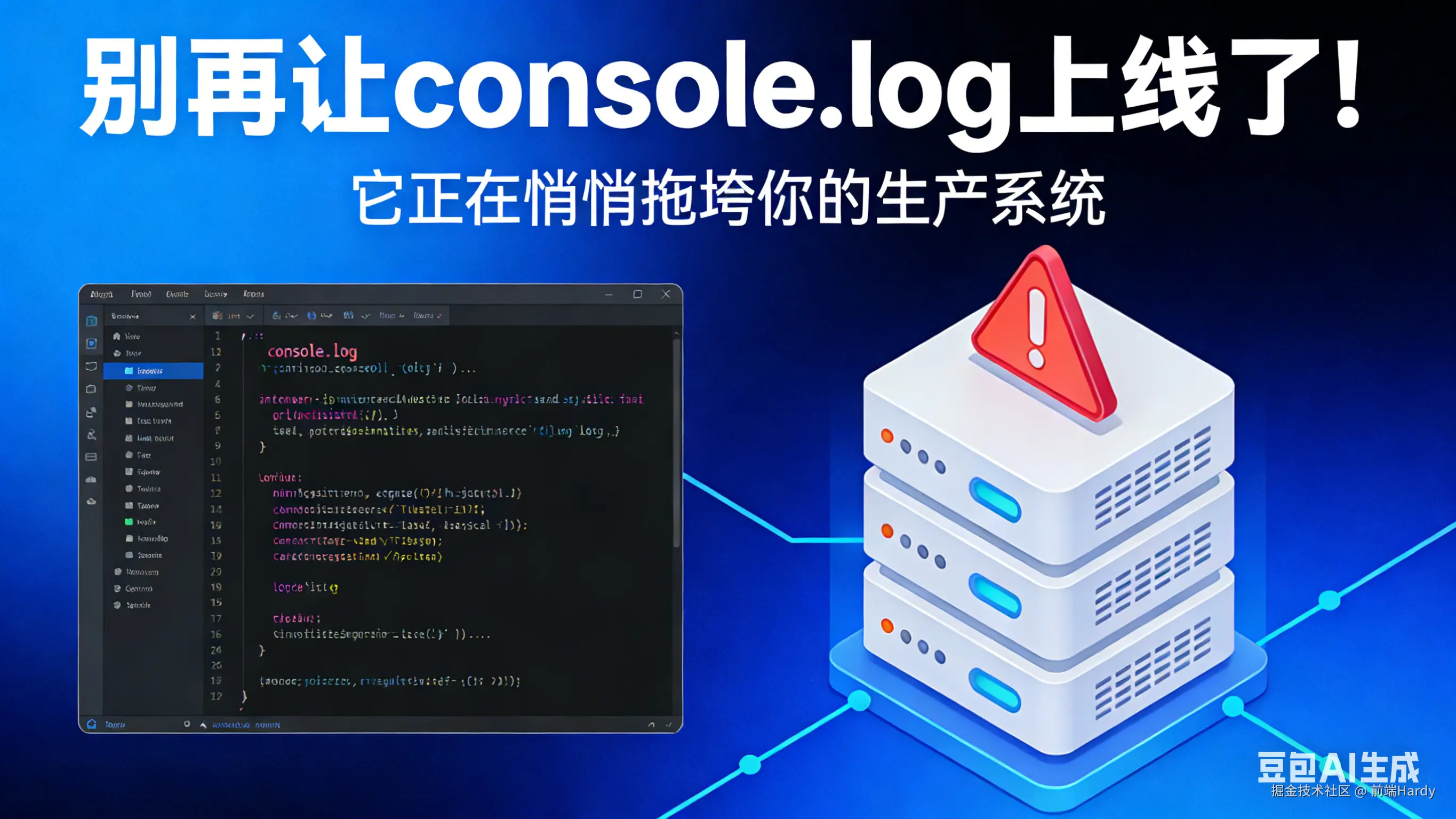 别再让 `console.log` 上线了！它正在悄悄拖垮你的生产系统