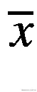 \overline{x}