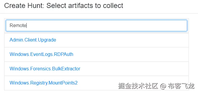 图 18.6 – 设置要收集的工件