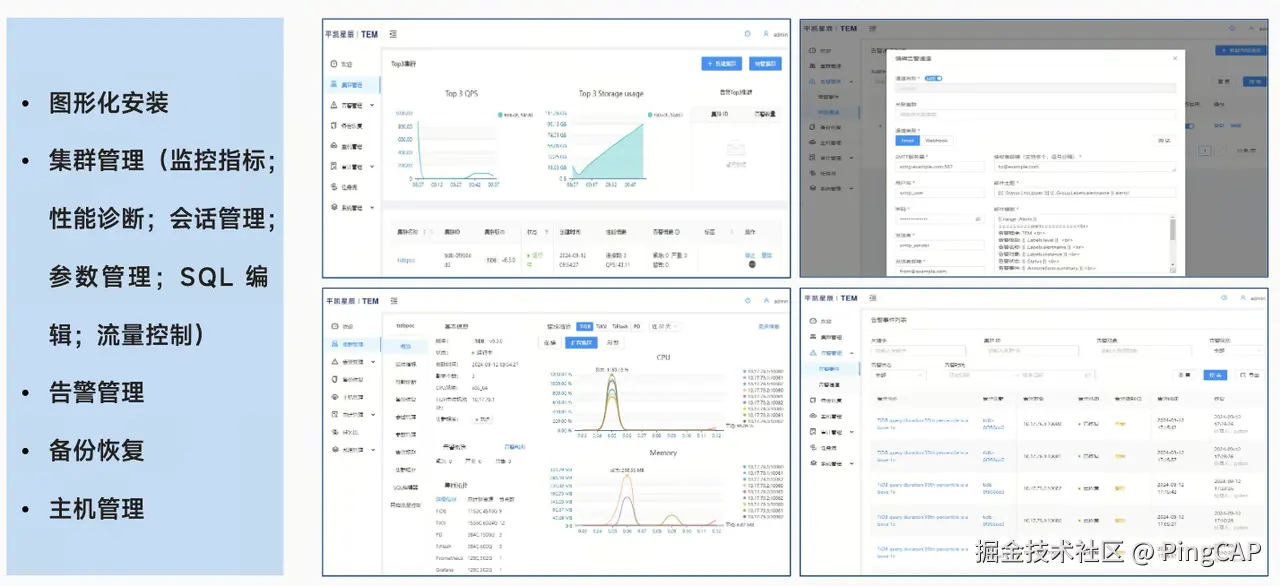 图形化管理监控 TEM
