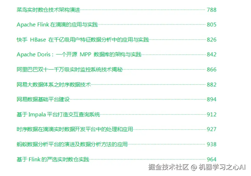 欣赏GitHub爆火的150k的1000页核心大数据算法文档