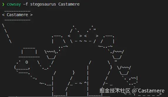 cowsay-f