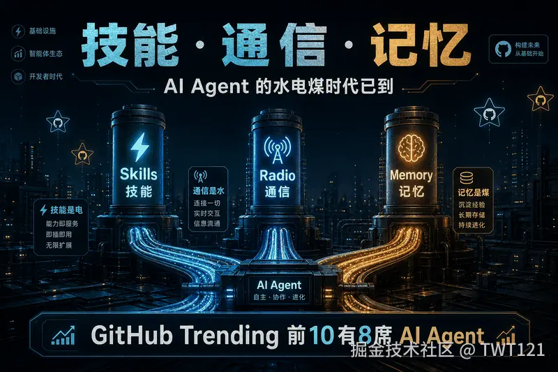 Skills · Radio · Memory：AI Agent 的水电煤时代已到
