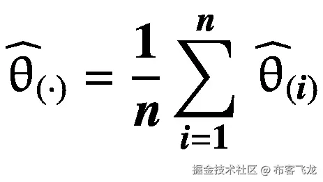 {\widehat{\uptheta}}_{\left(\cdot \right)}=\frac{\mathbf{1}}{\boldsymbol{n}}\sum \limits_{\boldsymbol{i}=\mathbf{1}}^{\boldsymbol{n}}\kern0.22em {\widehat{\uptheta}}_{\left(\boldsymbol{i}\right)}