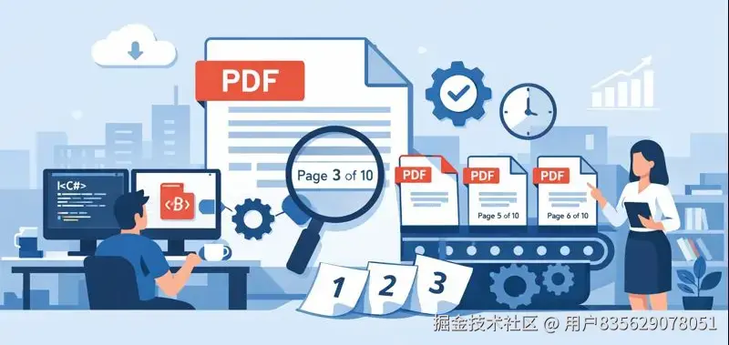C#实现PDF文档页码自动化添加