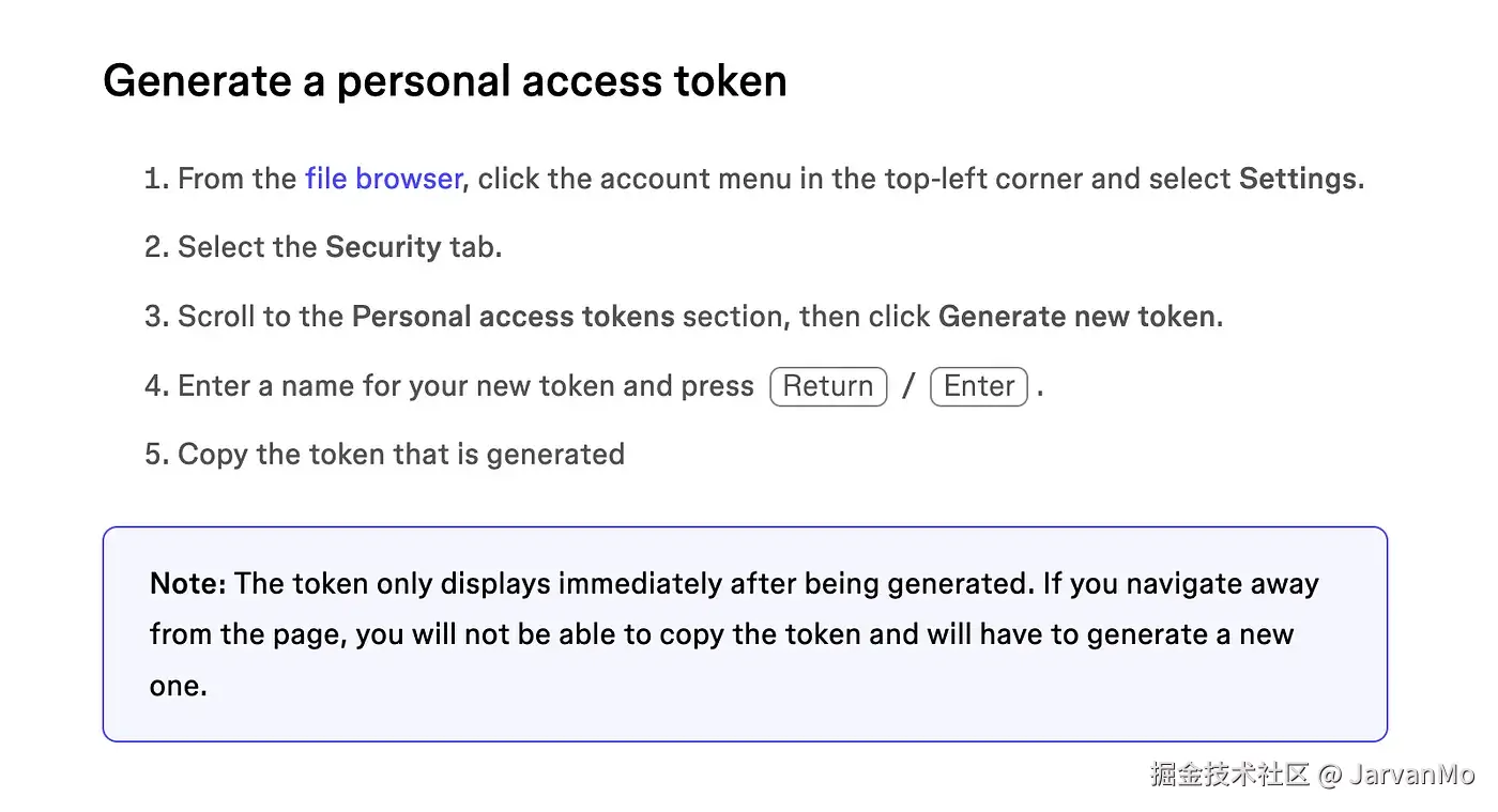Figma access token