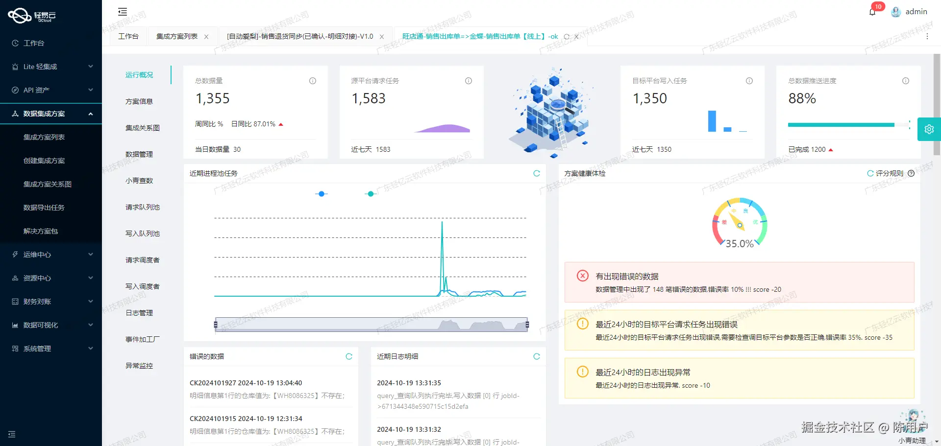 打通用友BIP数据接口