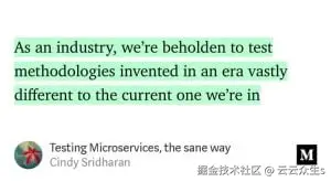 作为行业，我们受制于在与我们当前时代截然不同的时代发明的测试方法。