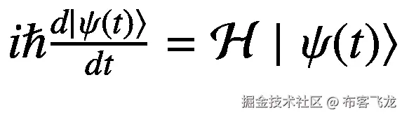 i\mathit{\hslash}\frac{d\mid \left.\psi (t)\right\rangle }{dt}=\mathcal{H}\mid \left.\psi (t)\right\rangle