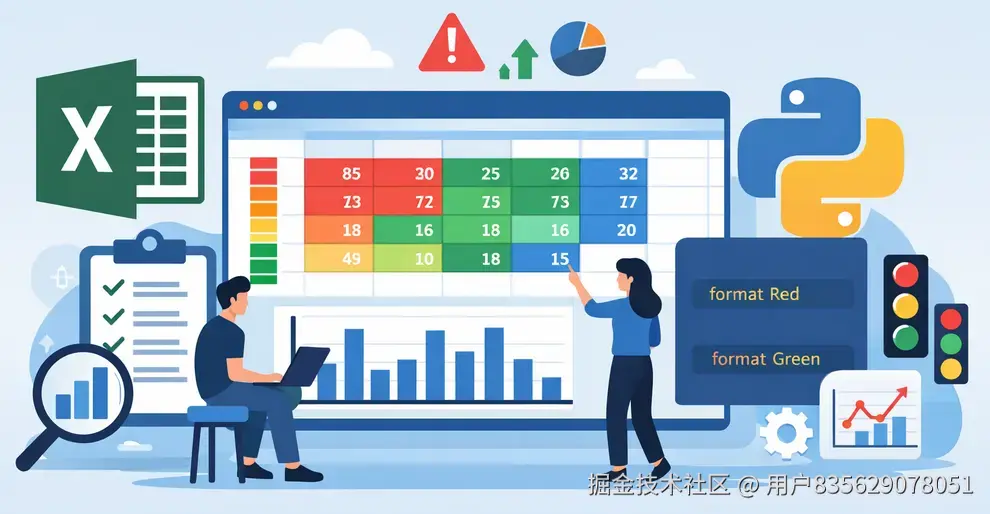 Python 实现 Excel 条件格式设置