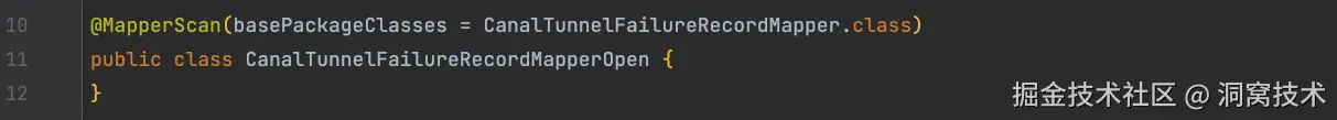 CanalTunnelFailureRecordMapperOpen