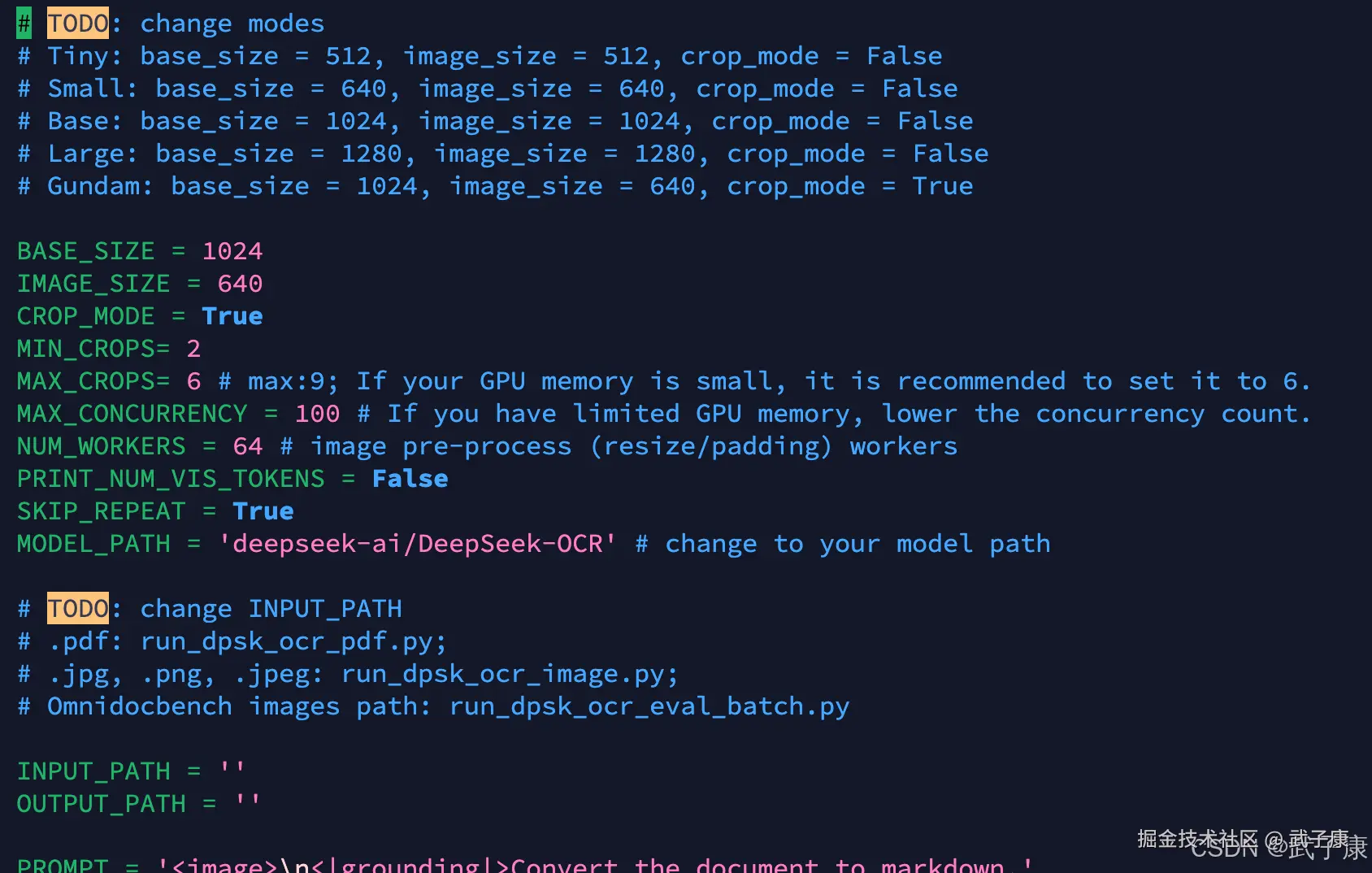 DeepSeek-OCR config.py
