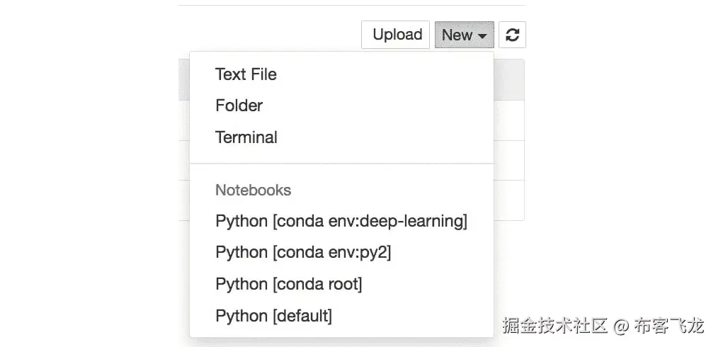 图 1.3：从下拉菜单中选择一个内核