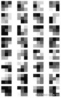 图 13.6 – 第二个卷积层的滤波器