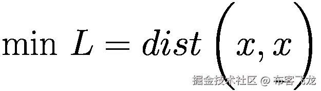 \mathit{\min}\ L= dist\left(x,\underset{\_}{x}\right)
