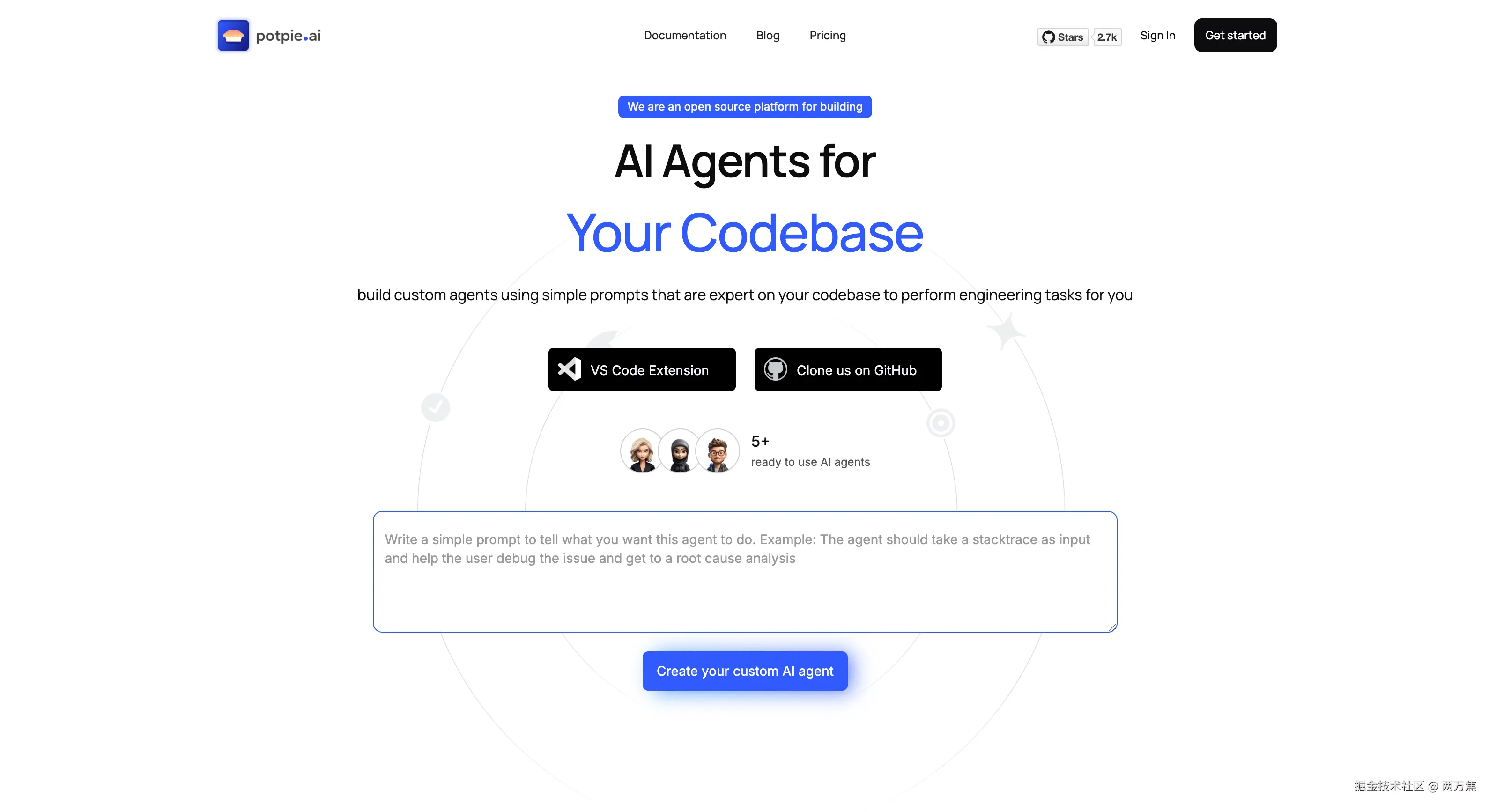 potpie：为代码库创建专门的 AI agents 的开源工具，从而实现自动化代码分析、测试和开发任务