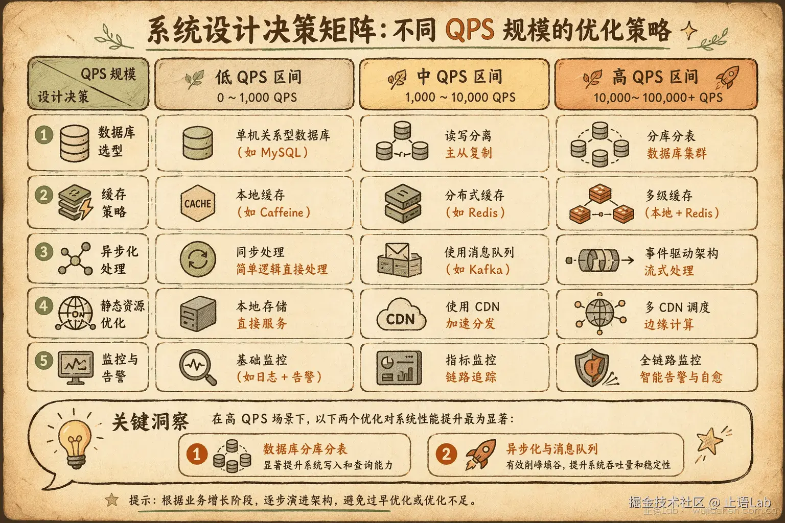 决策速查矩阵