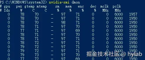 nvidia工具查看GPU占用率