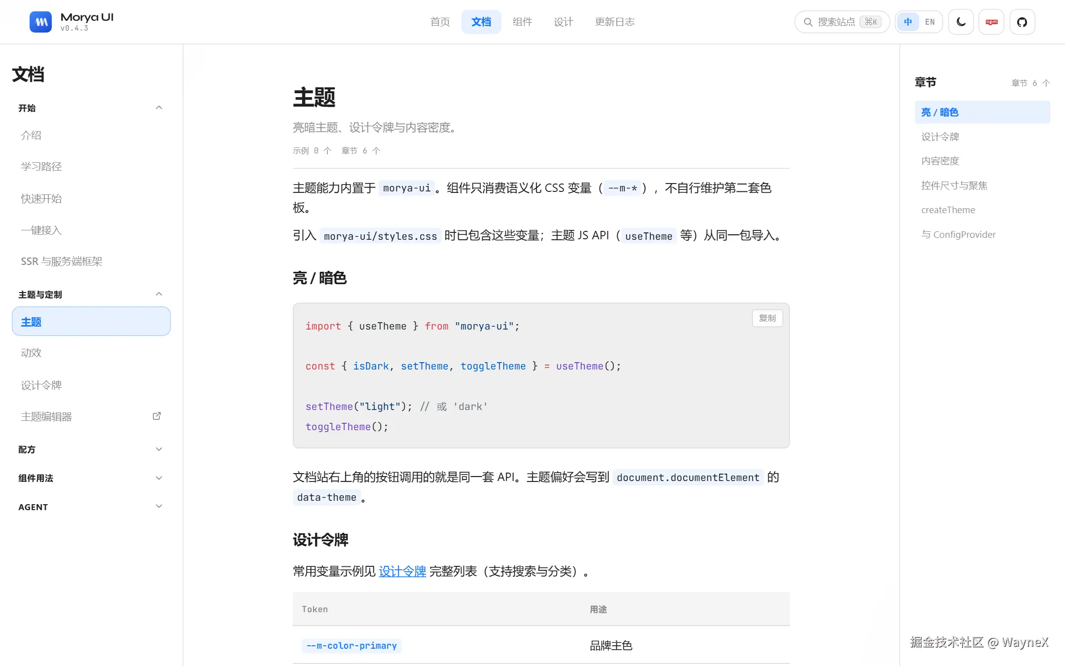 主题文档