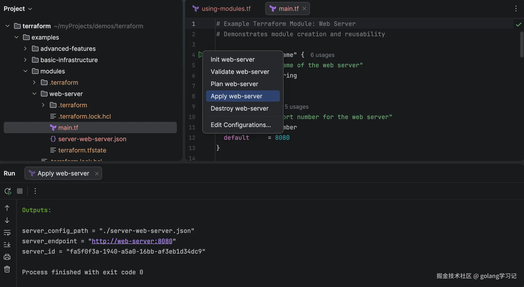 Terraform 编辑体验