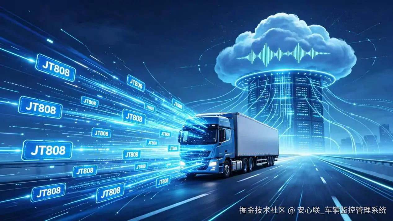 JT/T 808 协议下的温湿度数据上报与远程管控示意