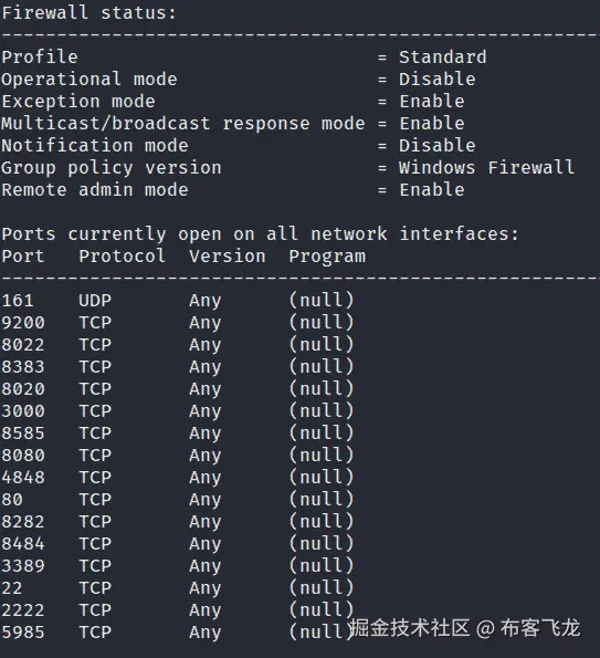 图 4.23 – 防火墙状态