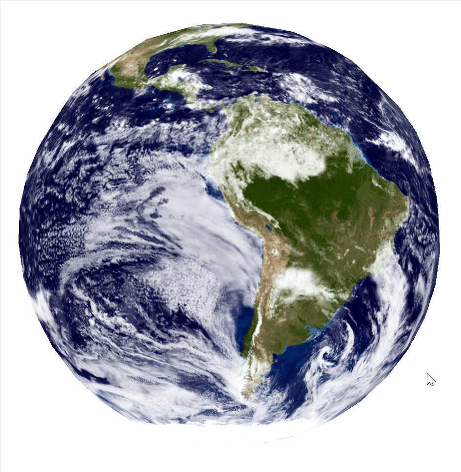 地球渲染示意图