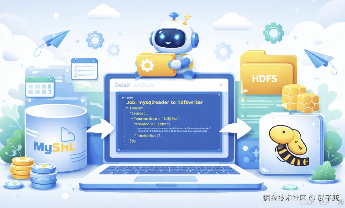 大数据-242 离线数仓 - DataX 实战：MySQL 全量/增量导入 HDFS + Hive 分区（离线数仓 ODS