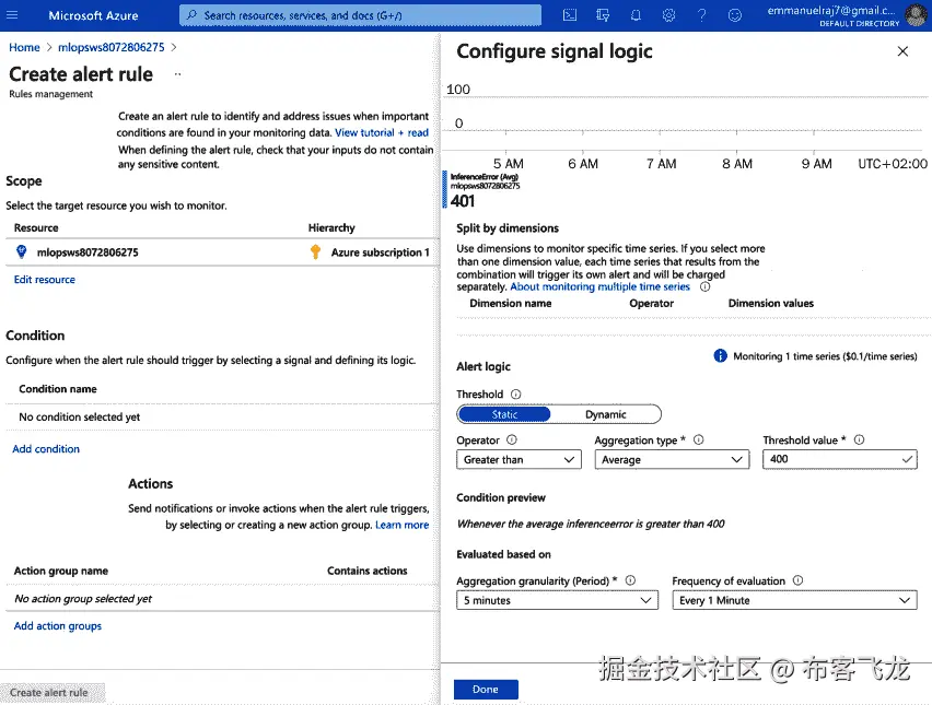 图 13.11 – 自动化调试的动作（可选）